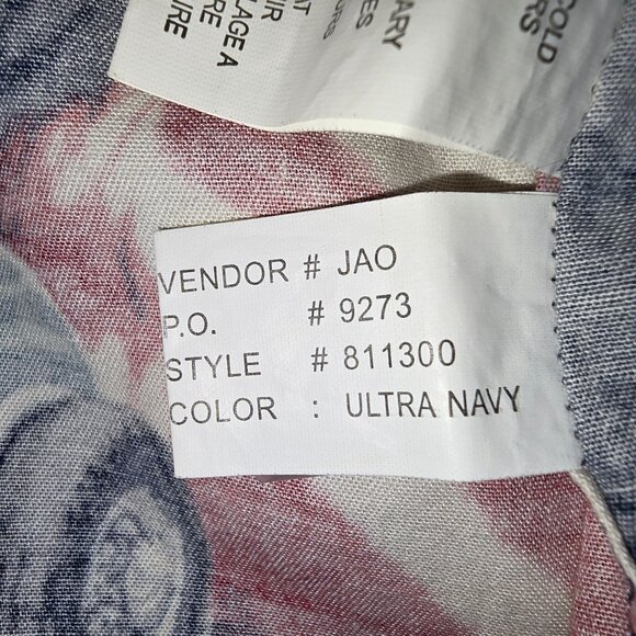 Redhead Men's Shirt Sz XL Short Sleeved American Flag Classic Cars 4rth of July - Picture 7 of 8